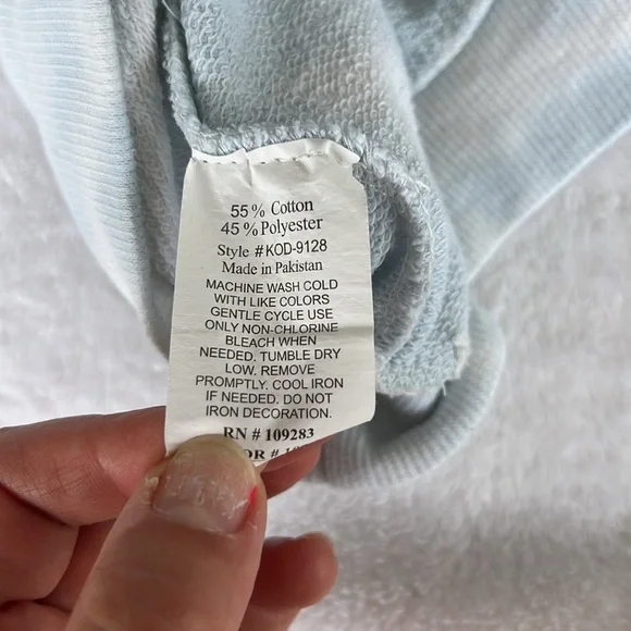 Girls’ Vintage Havana Tie Dye Distressed Lighting Bolt Rhinestone Hoodie 10/12 - Picture 10 of 10